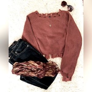 Say What? Pink Sweater